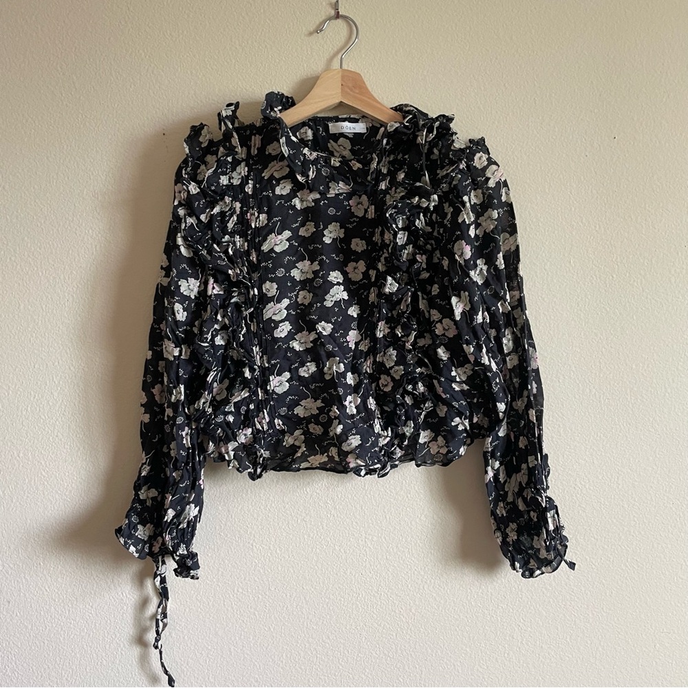 Doen Cotton Floral Blouse